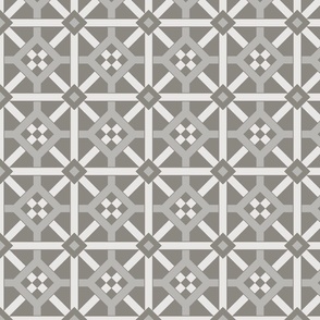 Geometric Pattern: Seville: Portland Dark