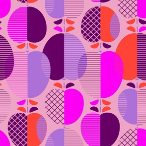 APPLES AND PEARS (RED/PINK)