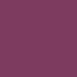 Plum purple pink #7D3C5F plain solid color