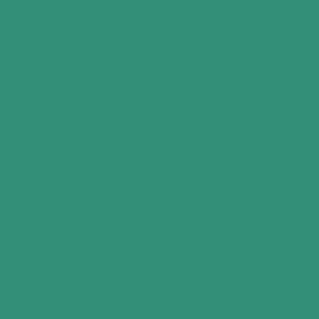 Teal emerald green #348F77 plain solid color
