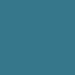 Cerulean teal blue blue-green cyan #36778C plain solid color