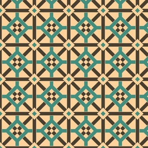 Geometric Pattern: Seville: Lily Light