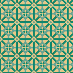 Geometric Pattern: Seville: Turquoise Light