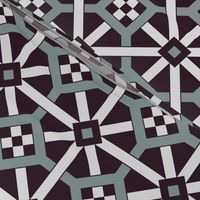 Geometric Pattern: Seville: Duchess Dark