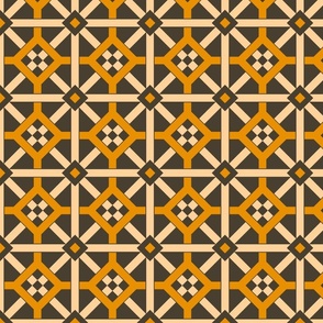 Geometric Pattern: Seville: Lily Dark