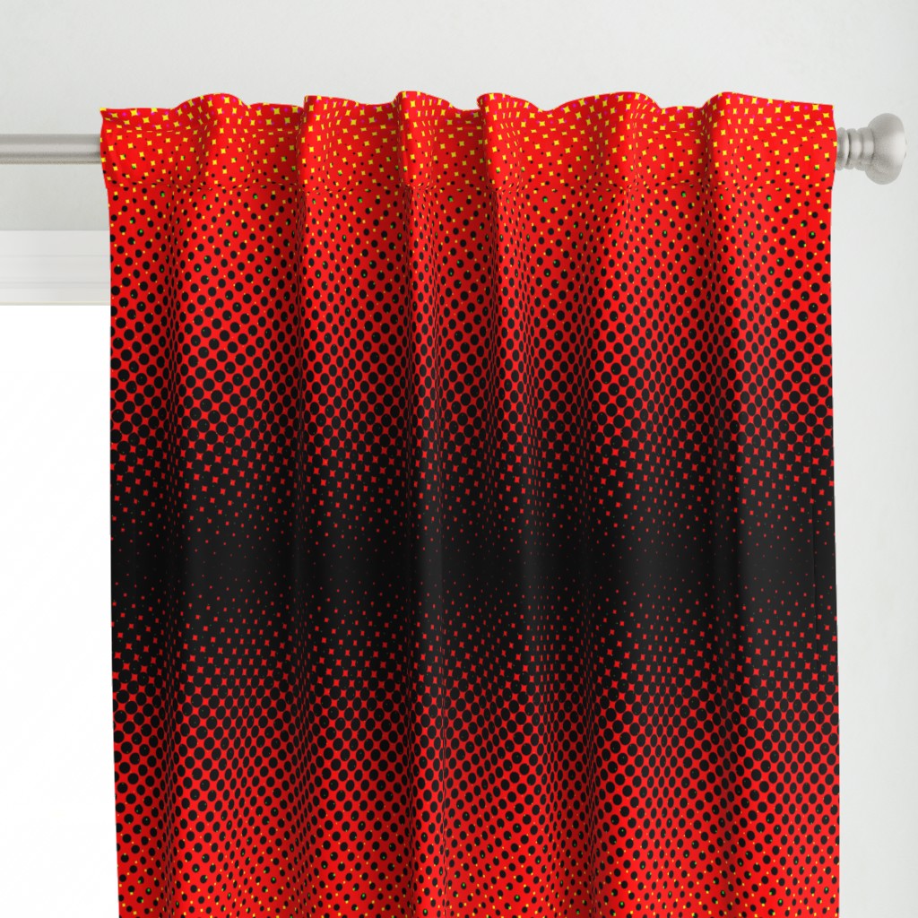 CMYK gradient - black/red/white
