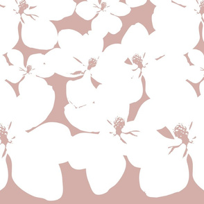 Magnolia Little Gem - Dusty Pink - 2 Yard Panel