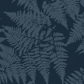 Forest Ferns - Blue