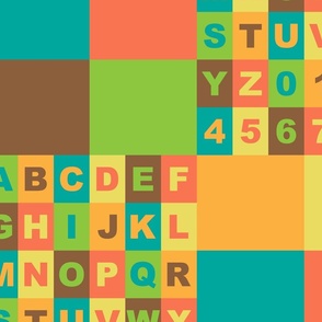 Color Block ABCs (medium)