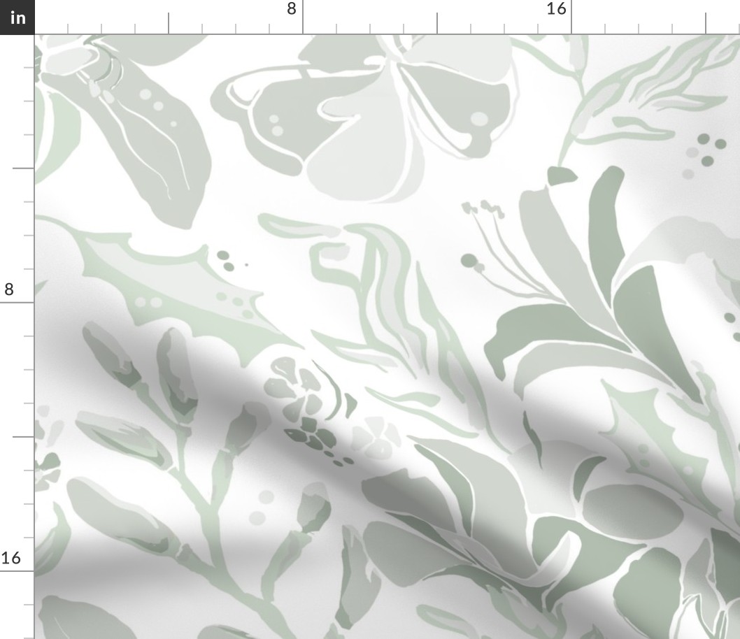 [Large] Botanica Collage Green Soft