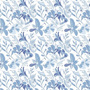 [Small] Botanica Collage Blue Soft