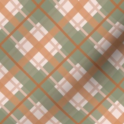 Plaid Pattern - Desert Colors