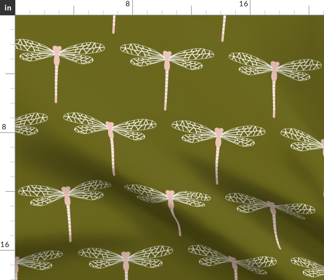 Marigold Dragonfly Olive