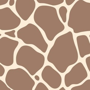 Giraffe - brown/ecru