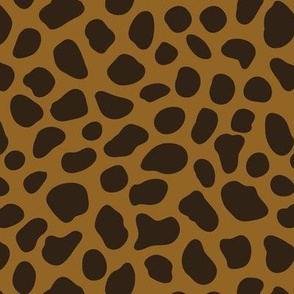 Cheetah print - dark caramel - animal print