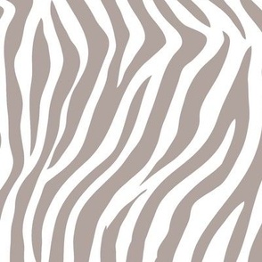Zebra stripes - taupe