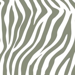 Zebra stripes - green
