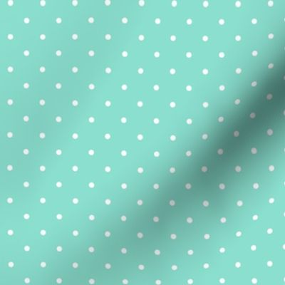 Polka dot - aqua