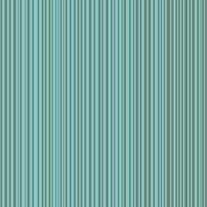 Medum -Mega Matter Vertical Barcode Stripes - Baby Blue and Khaki - Pantone 6184 C 6134 C