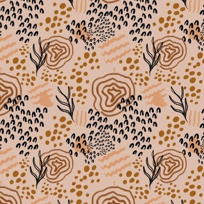 Elements Abstract Boho Pattern