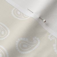 Paisley Pattern - Cream