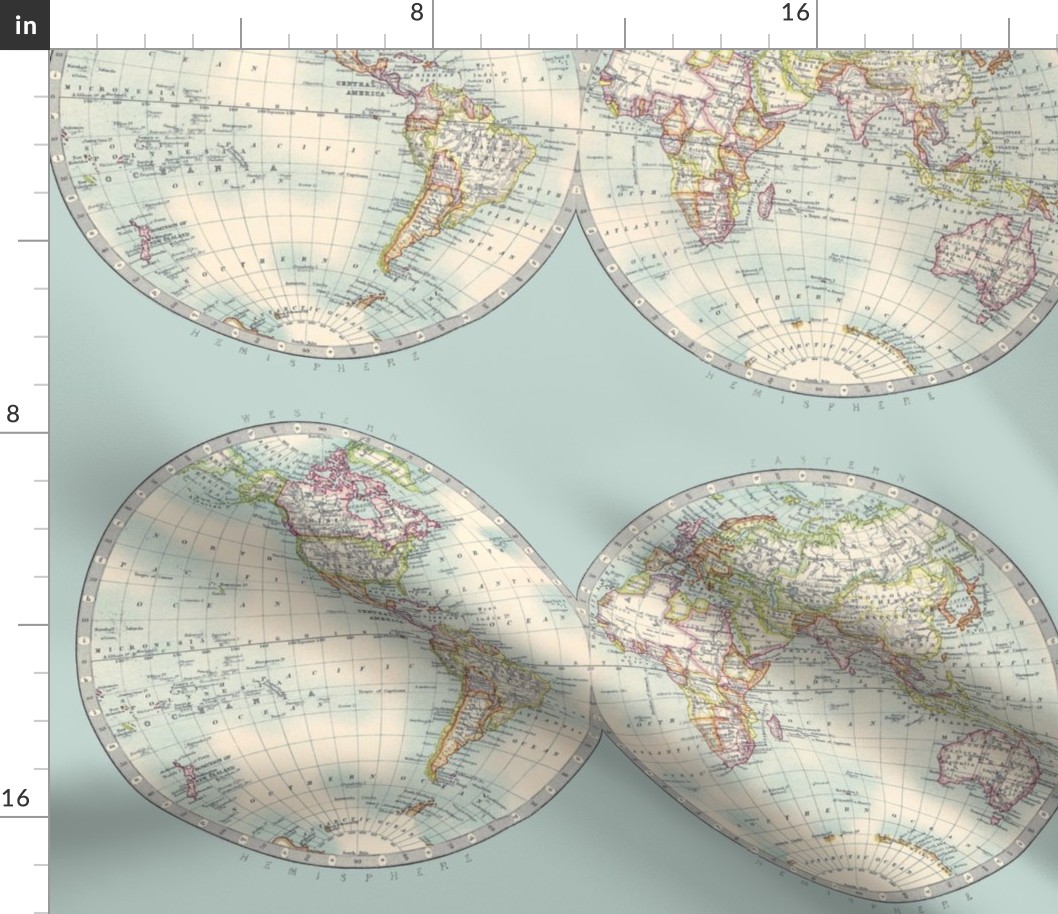 Hemispheres of the world