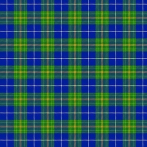 Nova Scotia Province official tartan, 1.5" bright colors