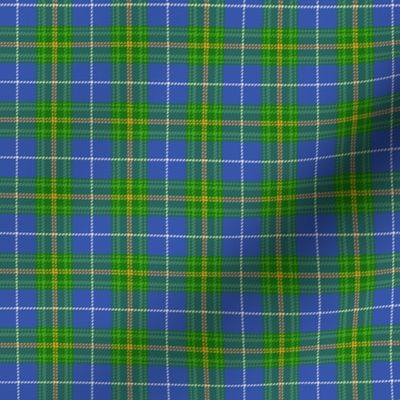 Nova Scotia Province official tartan, 1.5" muted colors