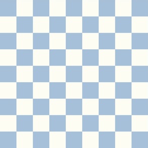 modern geometric checker checkerboard retro Sky light Blue white Natural