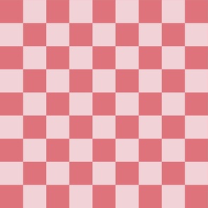 modern geometric checker checkerboard retro pink Candy Cotton Watermelon