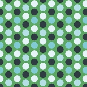 Allover Dots - Green - small scale