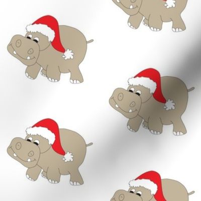 Christmas Hippo 