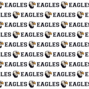 Eagles Mascot Text | School Spirit College Team Cheer Collection
