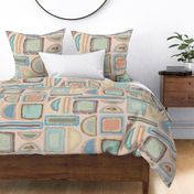 Tween cubic bedding peach