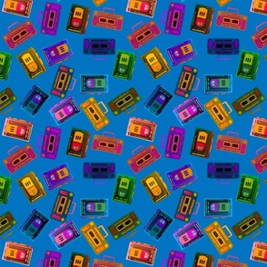 Radical Rainbow Mix Tape Machines - Jewel Tone Blue