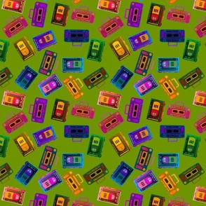 Radical Rainbow Mix Tape Machines - Jewel Tone Lime