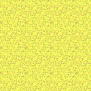 Dots Hundreds and Thousand Sprinkles / yellow small