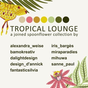 Teaser for our joint collection "Tropical Lounge"