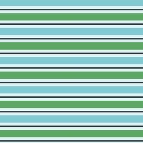 Bold-uneven-horizontal-green-blue-stripes-with-small-grey-stripe-in-between-XS-tiny