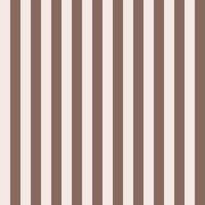 Small chocolate stripes - FABRIC