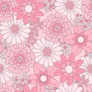 Pinkcore Pastel Retro Flowers