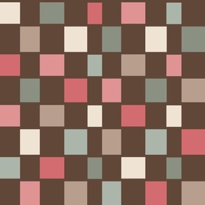 Patchwork | Berry Patch Brown | Modern Cottage