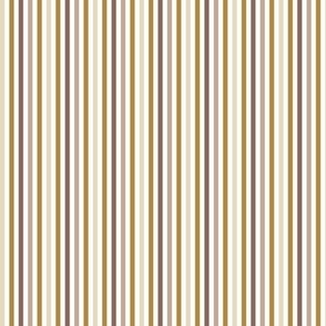Mini chocolate and coffee  stripes - FABRIC