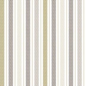 Various chocolate stripes chevrons - FABRIC