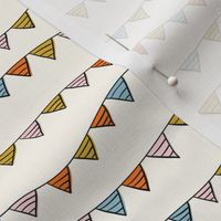 Bunting  Garland V1 - Colorful Celebration Party Decor in Stripes or Birthday Party - Small
