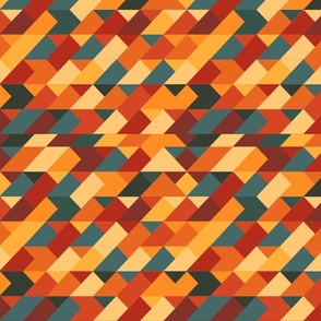 An abstract, geometric seamless pattern