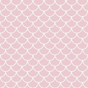 Fish Scale - Light Pink