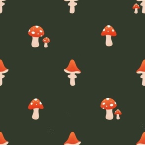 Mushrooms - Dark Green