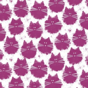 cat - fluffer cat berry - cute fluffy cats - cat fabric