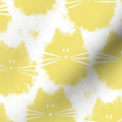 cat - fluffer cat buttercup - cute fluffy cats - cat fabric